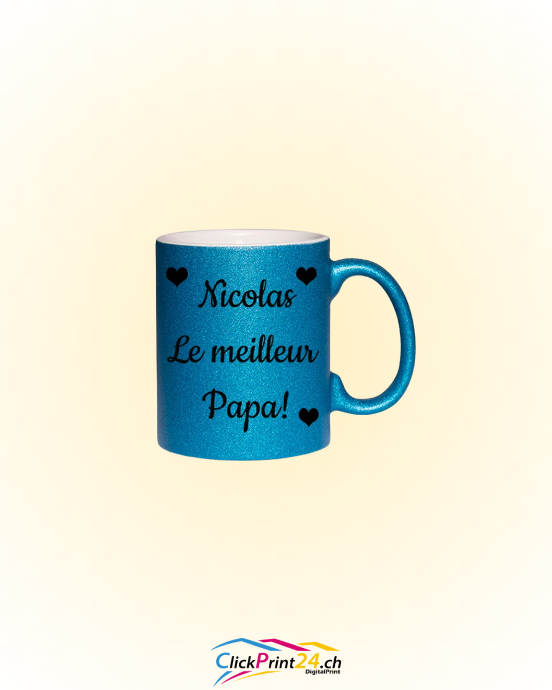 Tasse Glitter Bleu