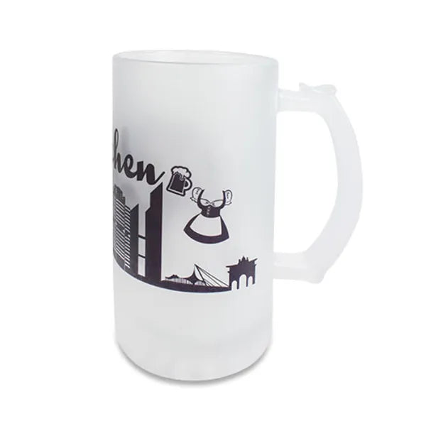 Chope à bière en verre