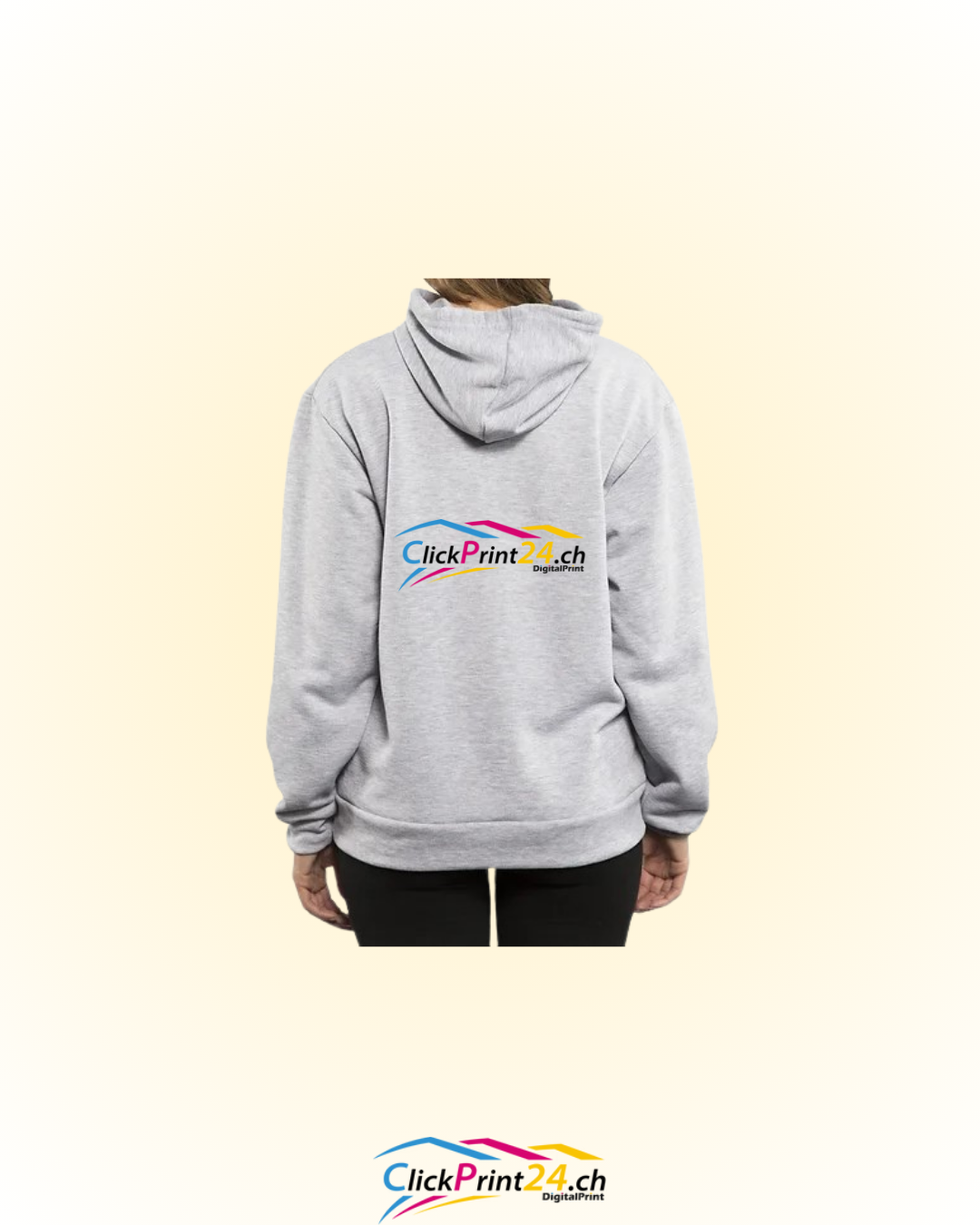 Sweatshirt à Capuche Unisex Gris