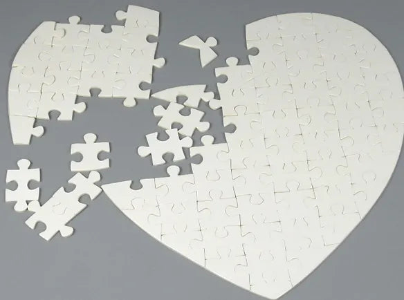 Puzzle Cœur en Carton