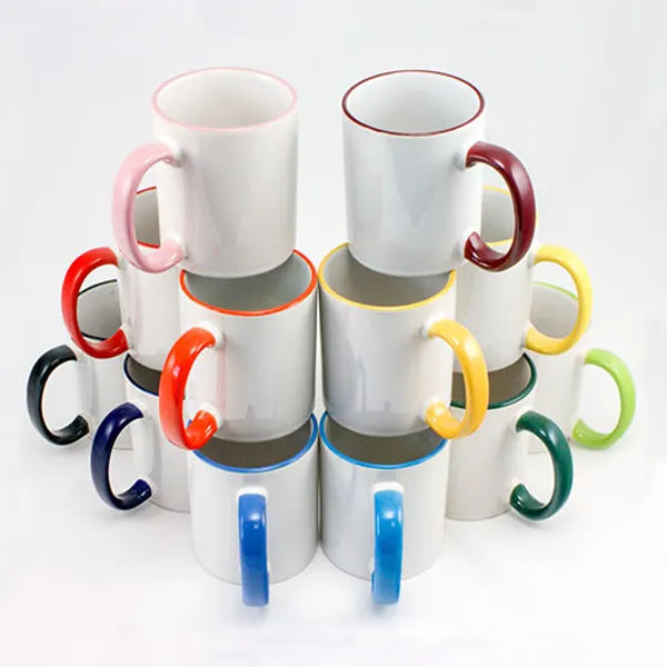 Tasse céramique bicolores