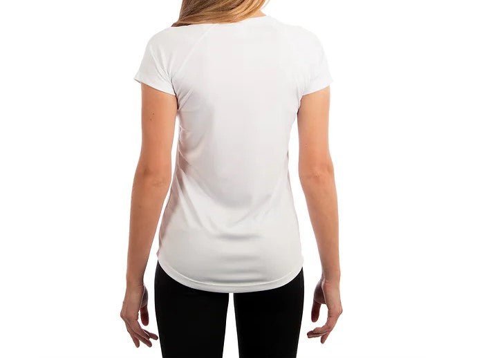 T-shirt SOLAR SPORT blanc manches courtes femme