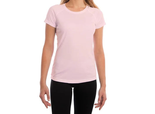 T-shirt SOLAR SPORT rose manches courtes femme