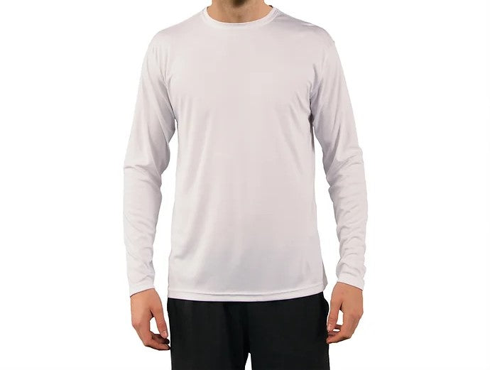 T-shirt SOLAR SPORT blanc manches longues homme