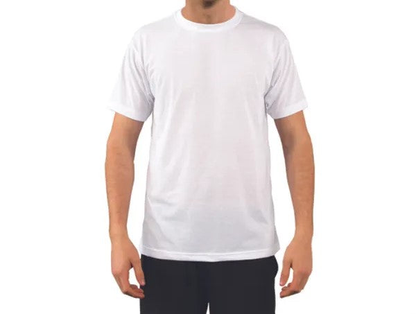 T-shirt Basic blanc manches courtes homme